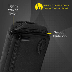 Casemaster Plazma Plus Dart Case with Black Zipper and Phone Pocket