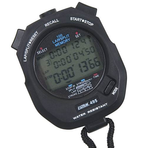 Ultrak 495 100-Lap Digital Stopwatch | 1188271