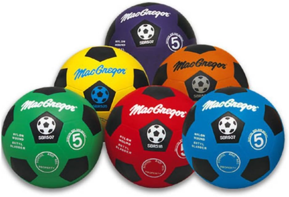 MacGregor® Rubber Soccerballs Size 4 | MCSBR402