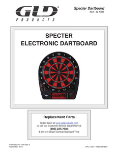 Viper Specter Electronic Dartboard, 15.5" Regulation Target