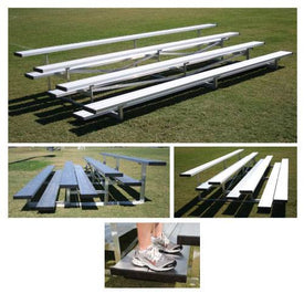 4 Row 21' Low Rise Pref. Bleacher