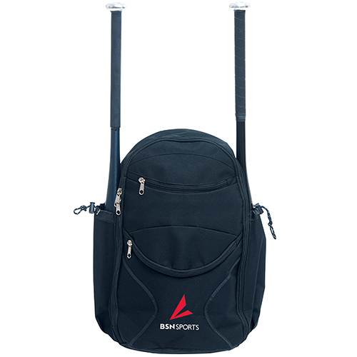 BSN Sports baseball backpack bags with spacious compartments for gear, bats, and daily travel