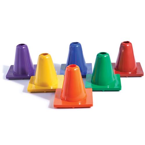 Color My Class 6" Game Cones Set of 6 | MS6CONPK