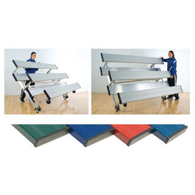 2 Row 15' Tip n' Roll Bleachers (colored) | TR0215C