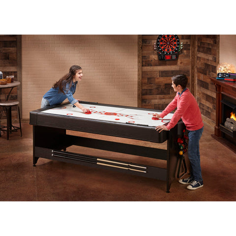 Image of Fat Cat Original 3-in-1 Grey 7' Pockey™ Multi-Game Table