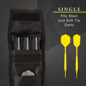 Casemaster Single Black Dart Case 