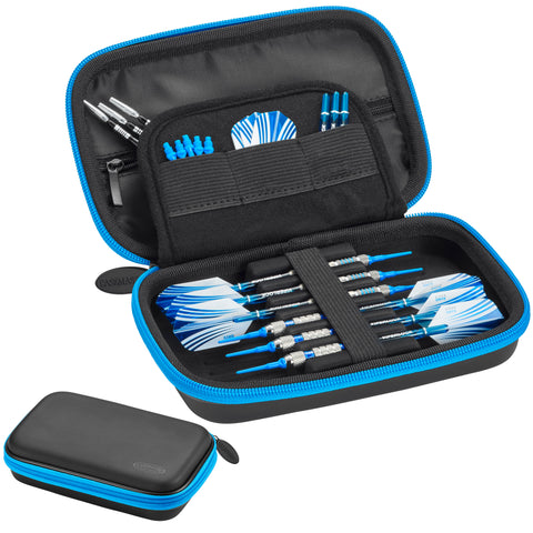 Image of Casemaster Sentinel Dart Case with Blue Zipper