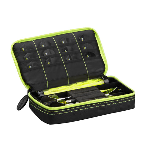 Image of Casemaster Plazma Dart Case Black with Yellow Zipper