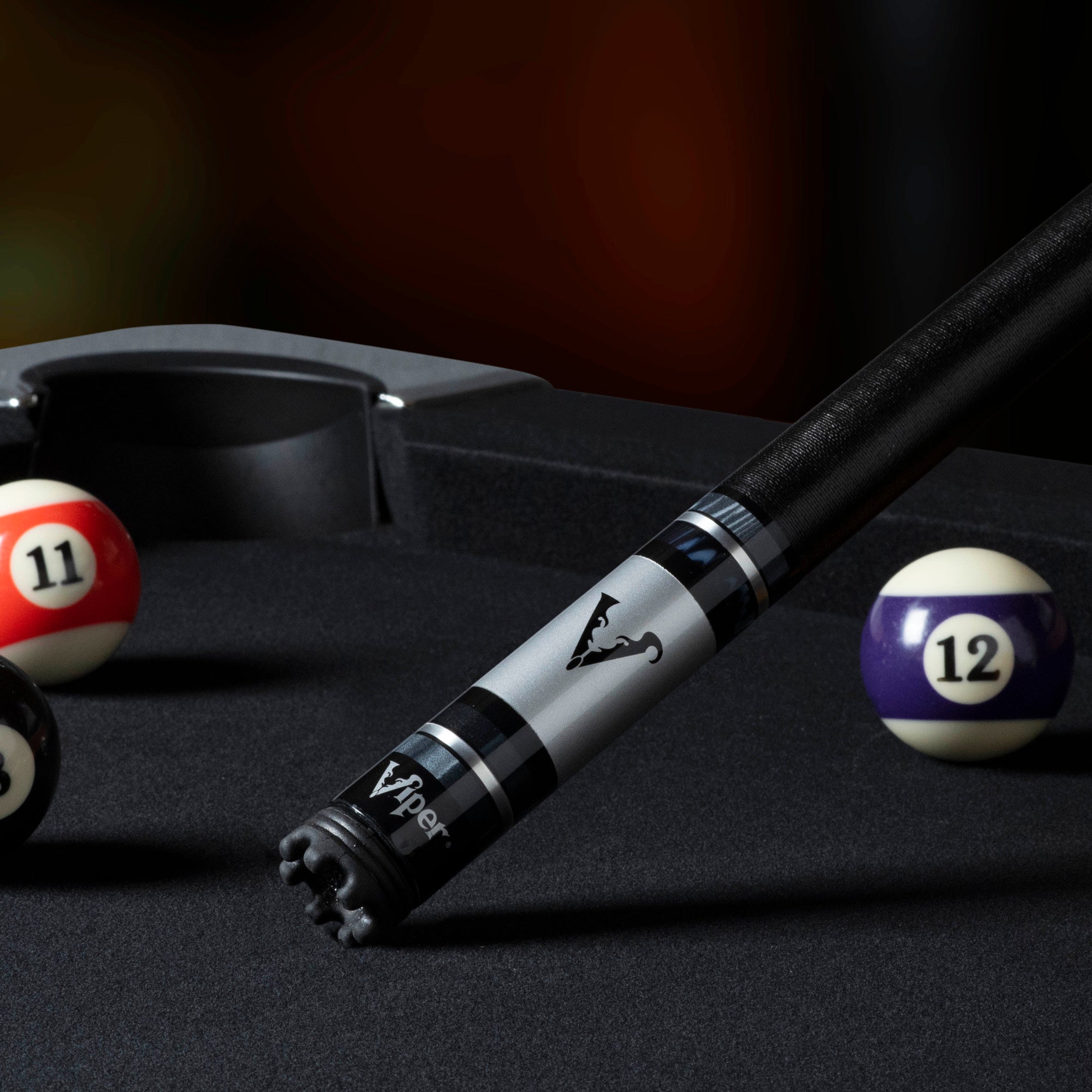 Viper Sinister Series Cue with Brown Stain