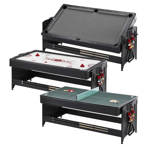 Image of Fat Cat Original 3-in-1 Grey 7' Pockey™ Multi-Game Table