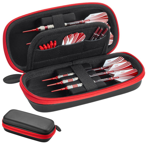 Image of Casemaster Sentry Dart Case with Red Zipper
