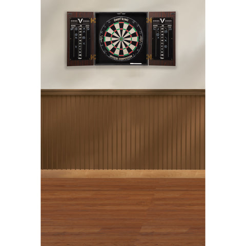 Image of Viper Stadium Dartboard Cabinet with Shot King Sisal Dartboard