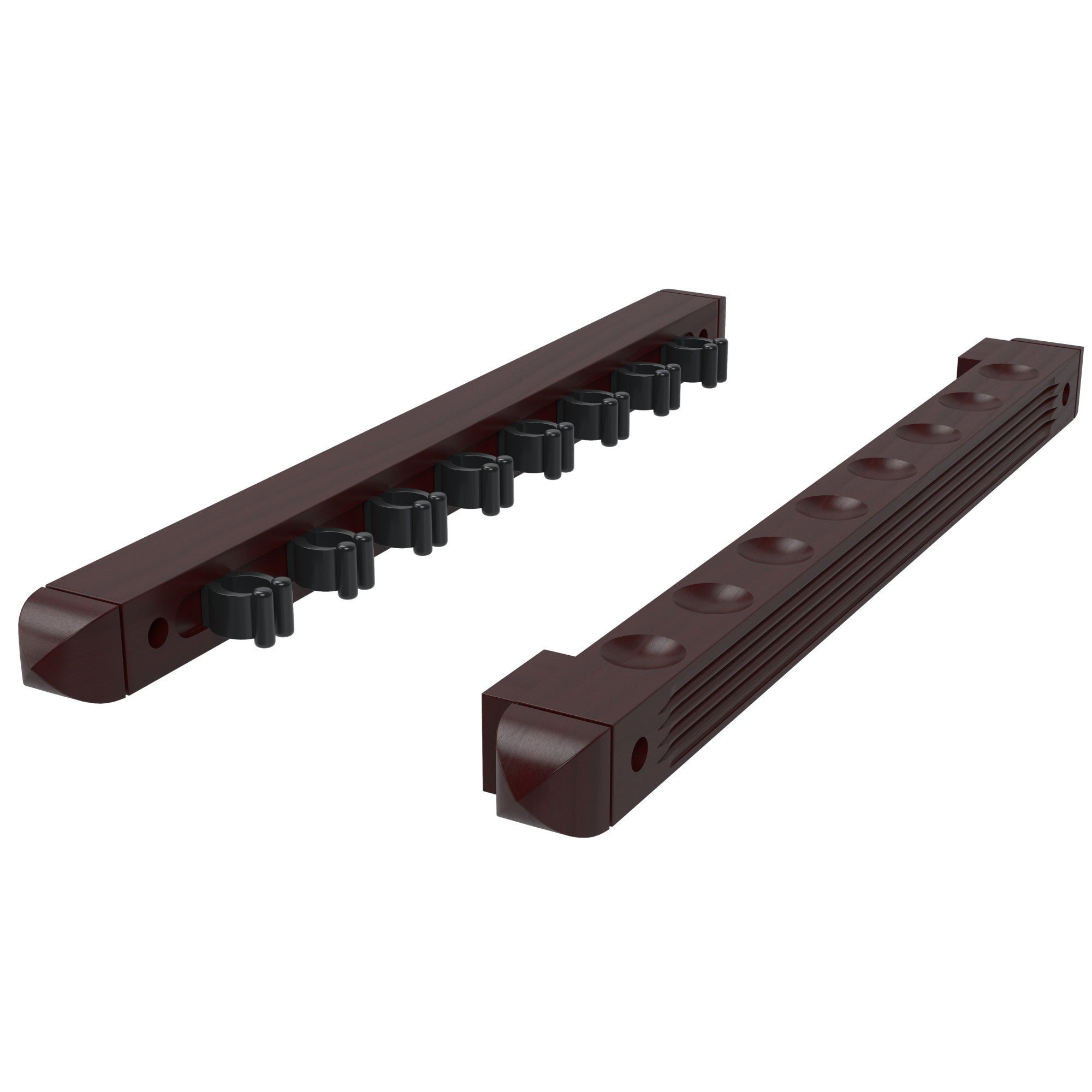 Viper Mahogany 8 Cue 2-Piece Wall Cue Rack