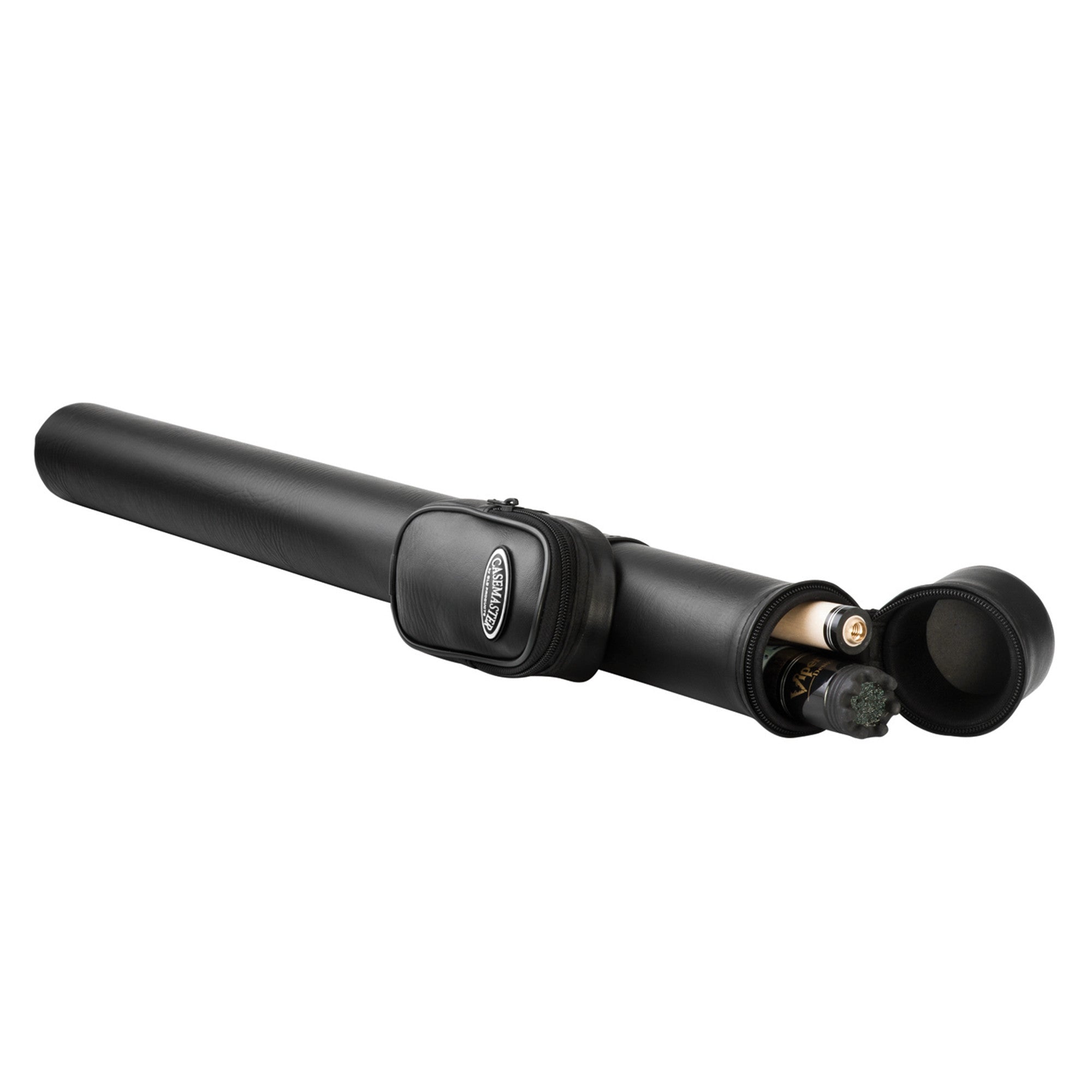 Viper Elite Series Red Unwrapped Cue and Casemaster Q-Vault Supreme Black Cue Case