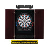 Viper Showdown Electronic Dartboard, Metropolitan Mahogany Cabinet & Shadow Buster Dartboard Lights