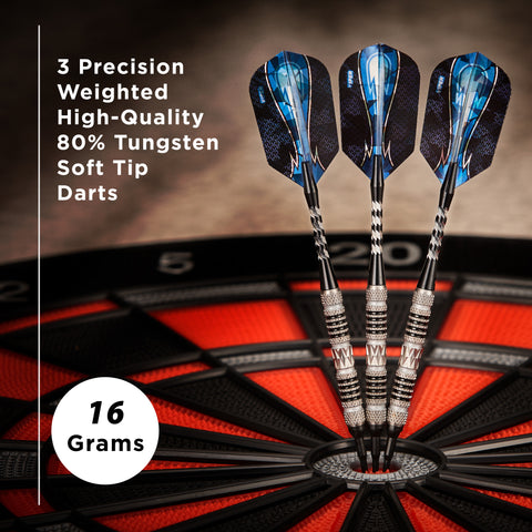 Image of Viper Astro 80% Tungsten Soft Tip Darts Black Rings