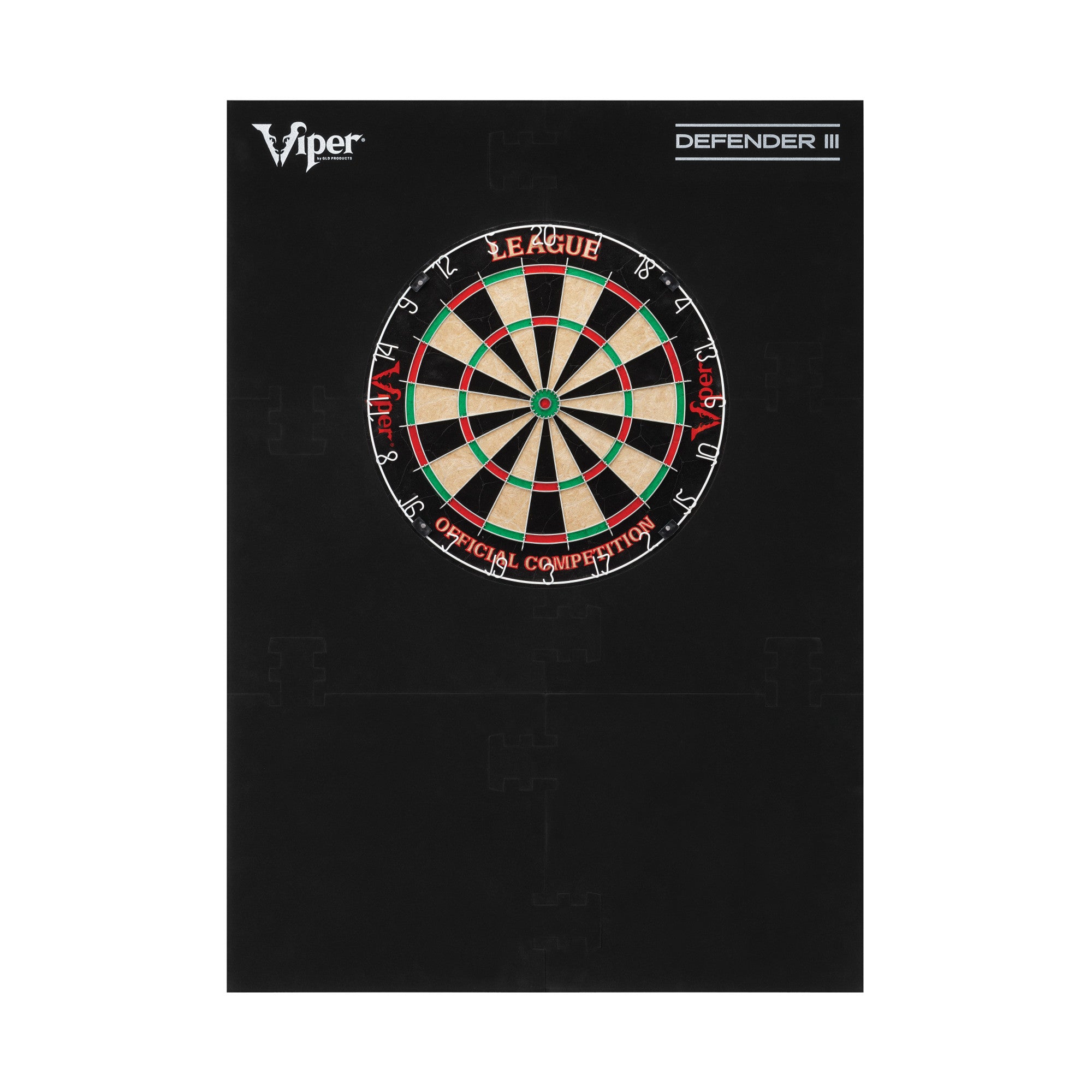 Viper League Sisal Dartboard and Wall Defender III