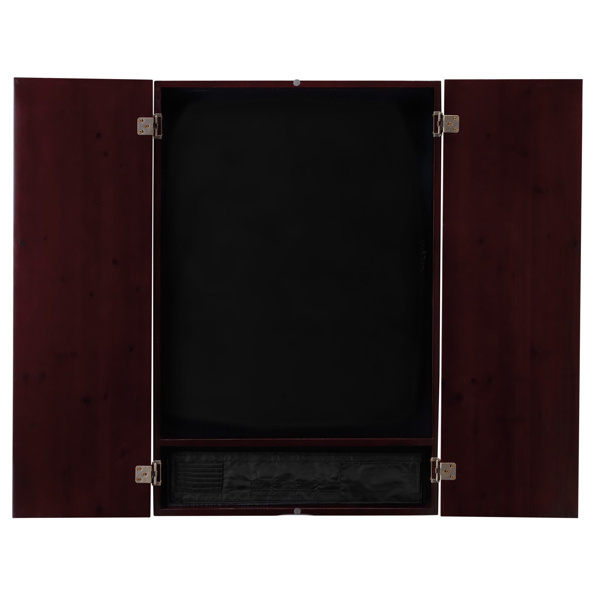 Viper 787 Electronic Dartboard, Metropolitan Mahogany Cabinet, Padded Dart MAt & Shadow Buster Dartboard Lights