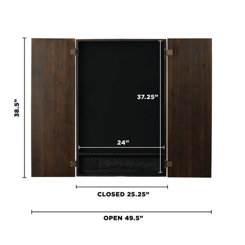 Image of Viper Orion Electronic Dartboard, Metropolitan Espresso Cabinet, Dart Mat & Shadow Buster Dartboard Light Bundle