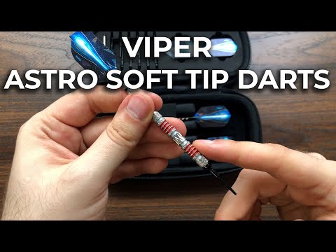 Image of Viper Astro 80% Tungsten Soft Tip Darts, Blue Accessory Set with Case
