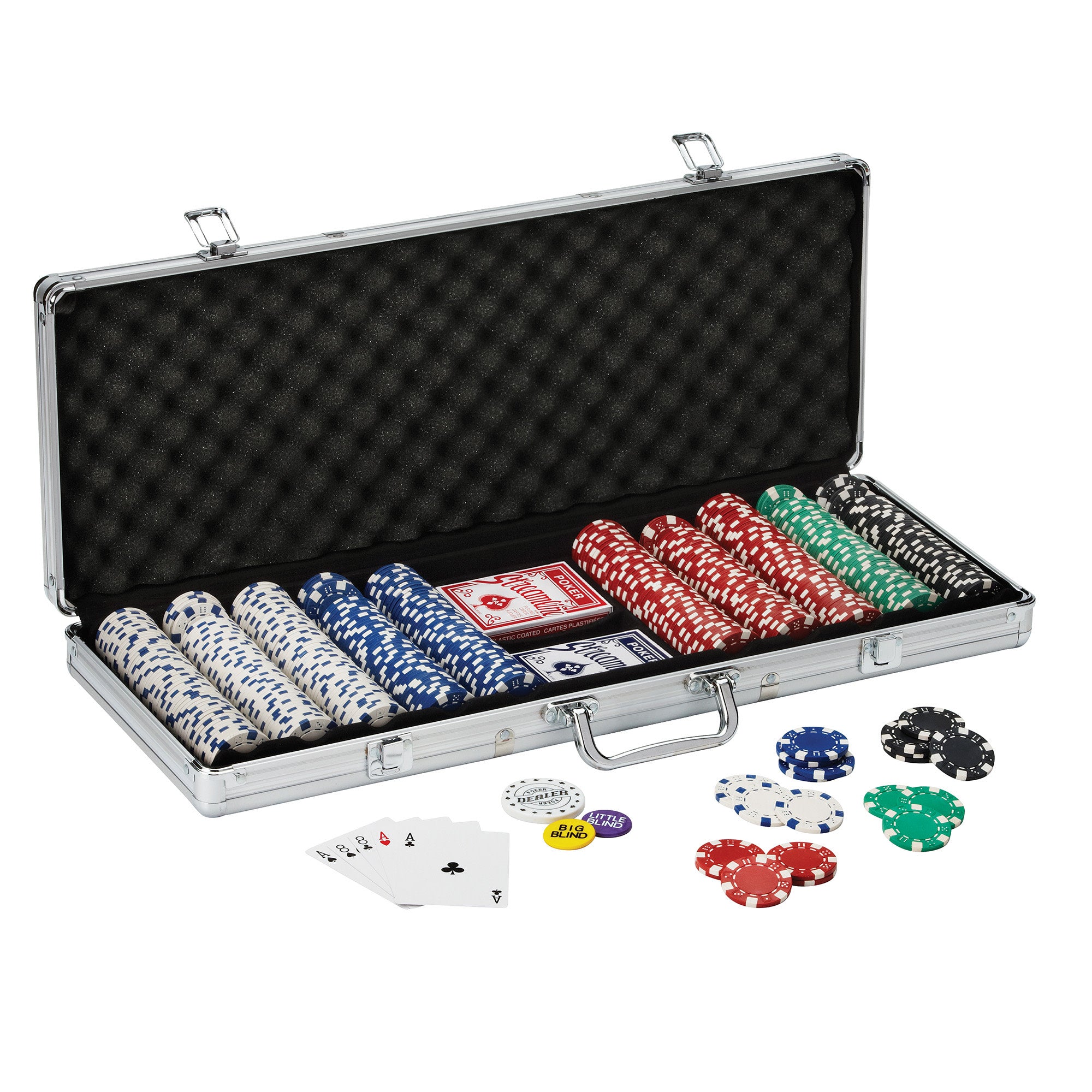 Fat Cat Texas Hold'em Table & Poker Chip Set