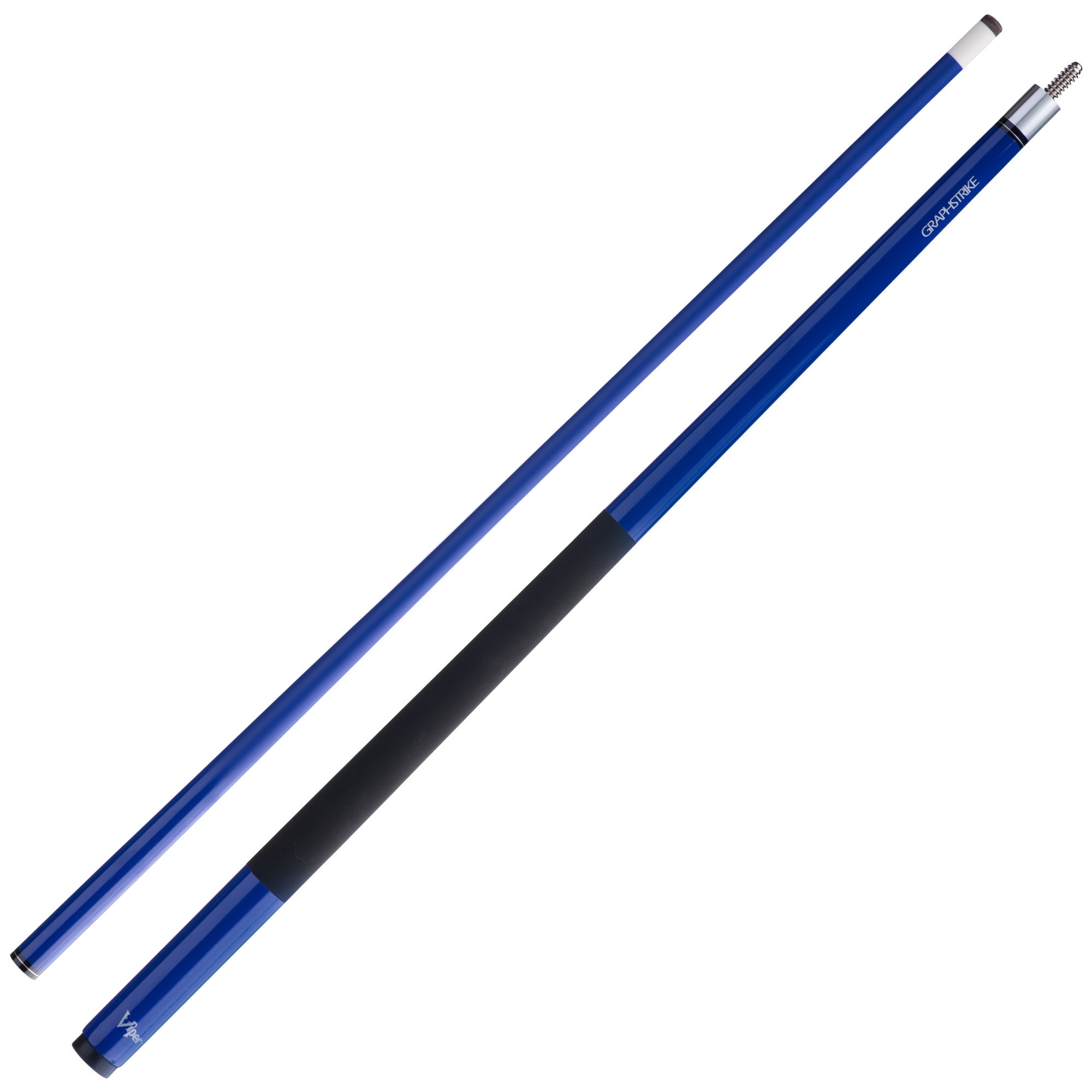 Viper Graphstrike Billiard Cue in Black, Blue, and Red