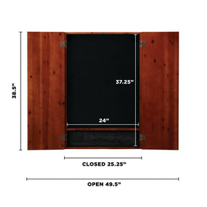 Viper 797 Electronic Dartboard, Metropolitan Cinnamon Cabinet, Laser Throw Line & Shadow Buster Dartboard Light Bundle