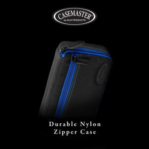 Casemaster Plazma Dart Case Black with Sapphire Zipper