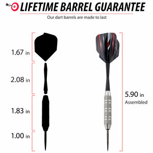 Fat Cat 15 Darts in a Jar Steel Tip 20 Grams