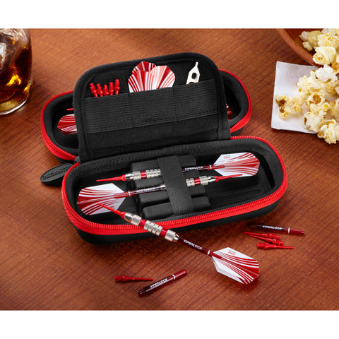 Image of Casemaster Sentry Dart Case with Red Zipper