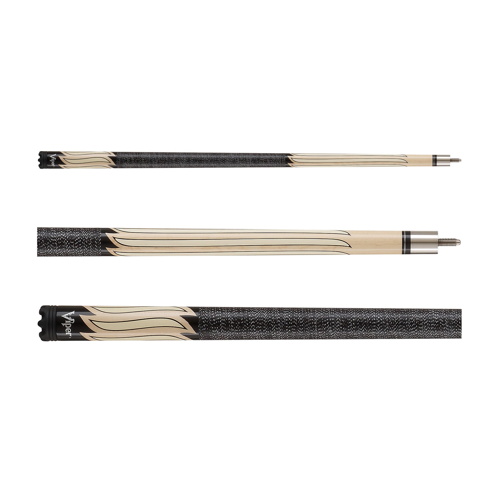 Viper Sinister Series Cue with White Stripe Design