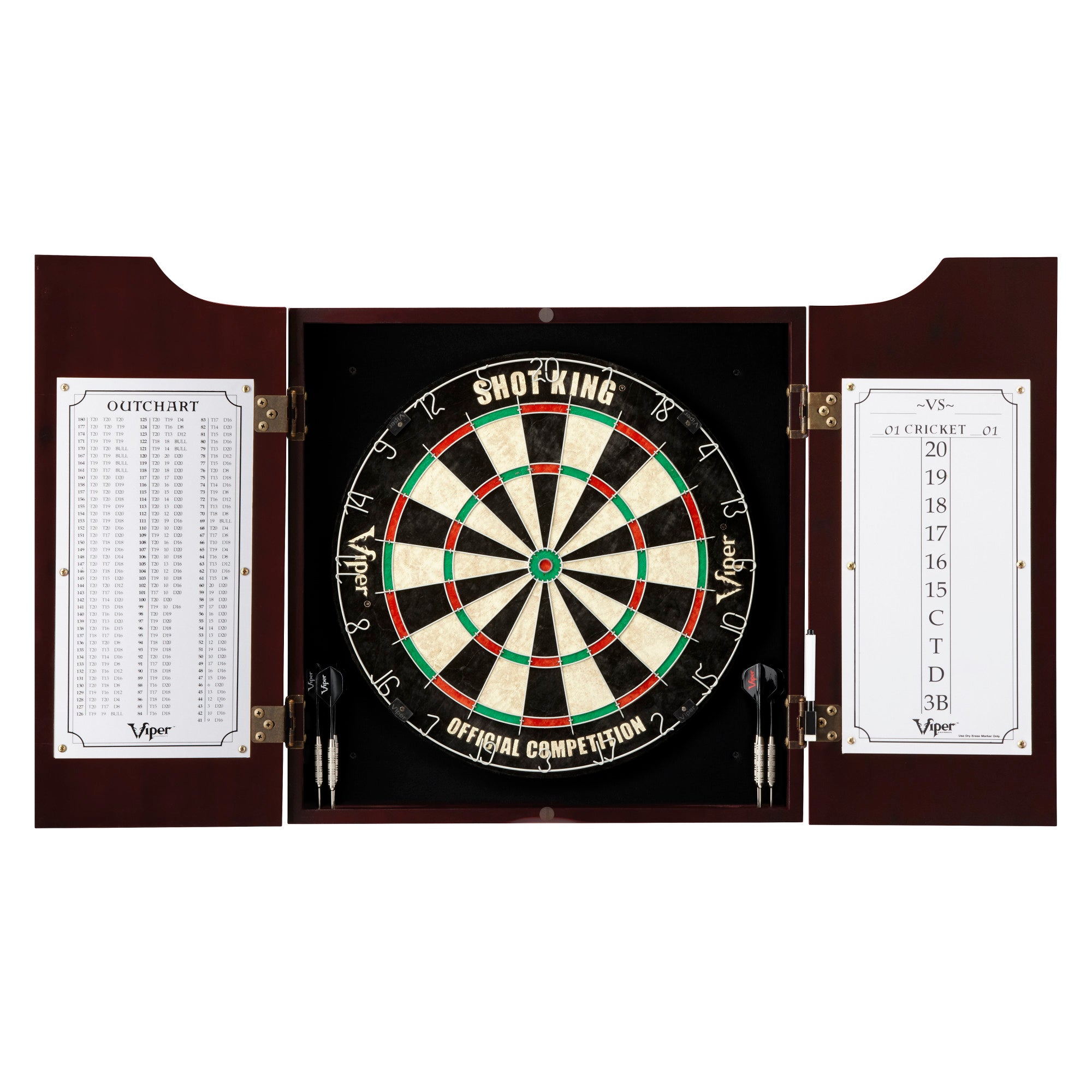 Viper Hudson All-in-One Dart Center, Throw Line Marker & Shadow Buster Dartboard Light Bundle