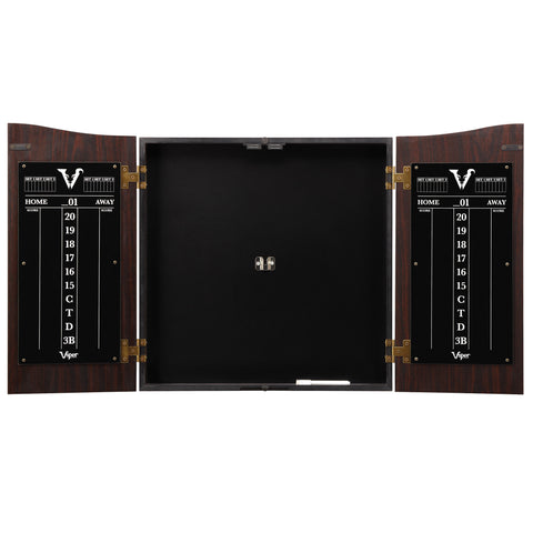 Image of Viper Vault Dartboard Cabinet with Shot King Sisal Dartboard