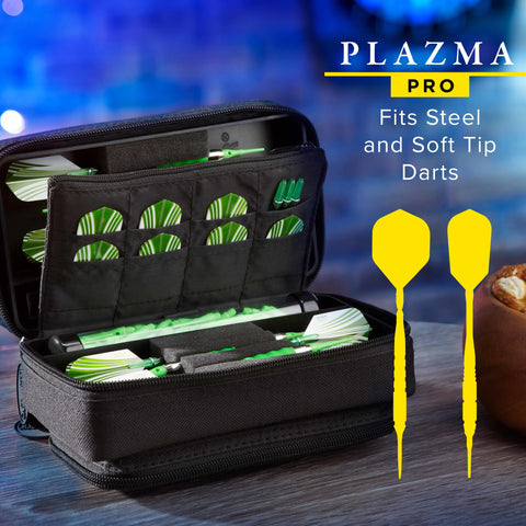 Image of Casemaster Plazma Pro Dart Case with Black Zipper and Phone Pocket