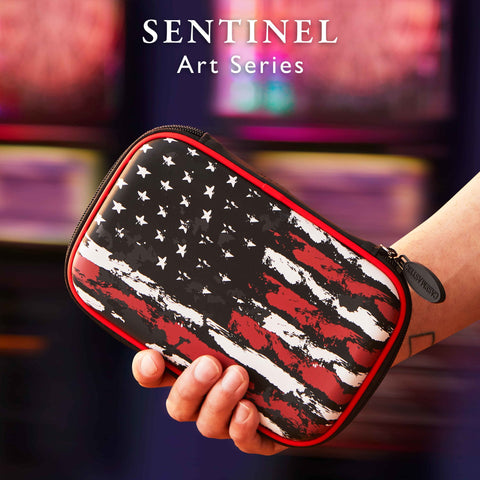 Image of Casemaster Sentinel Dart Case American Flag Art Series