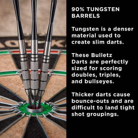 Image of Fat Cat Bulletz 90% Tungsten Steel Tip Darts 23 Grams