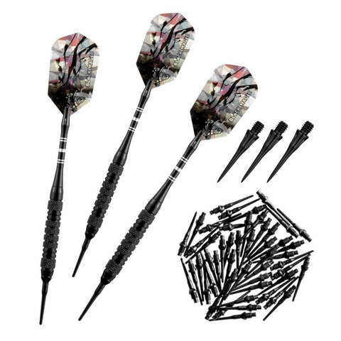 Image of Viper Black Magic 6 Knurled Rings Conversion Dart Set 18 Grams