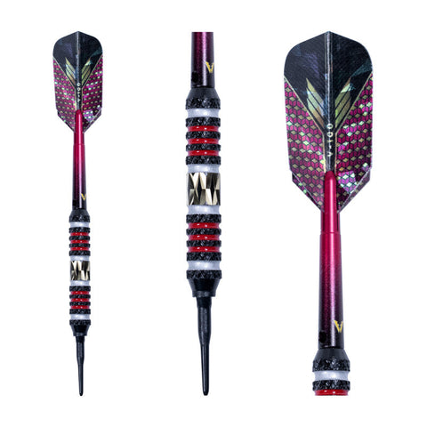 Image of Viper Wizard Red and Black Soft Tip Darts 20 Grams