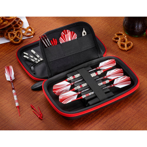 Image of Casemaster Sentinel Dart Case with Red Zipper