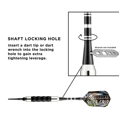 Image of Viper Sure Grip Soft Tip Darts Black