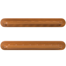 Viper Traditional Oak 8 Cue Wall Cue Rack 