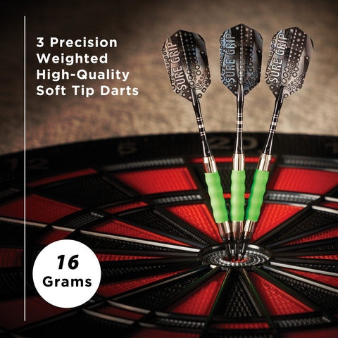Image of Viper Sure Grip Soft Tip Darts Green