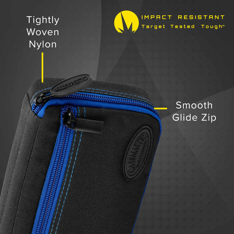 Image of Casemaster Plazma Dart Case Black with Sapphire Zipper