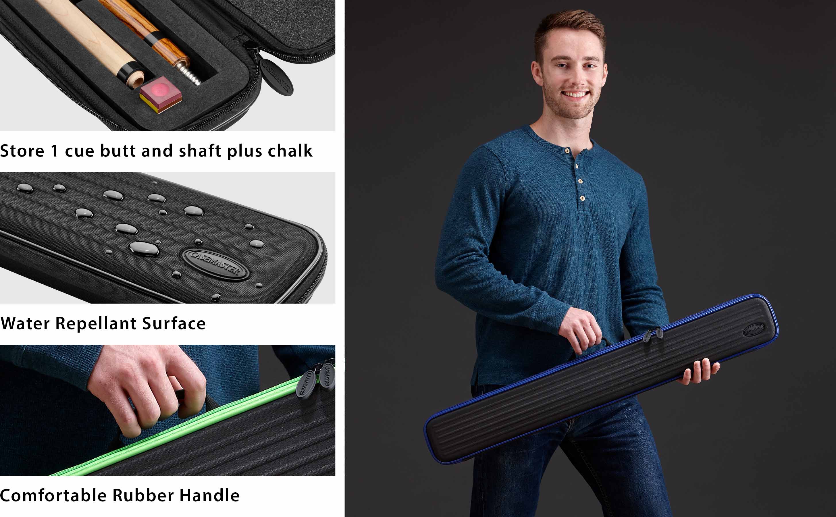 Casemaster Parallax Cue Case Black