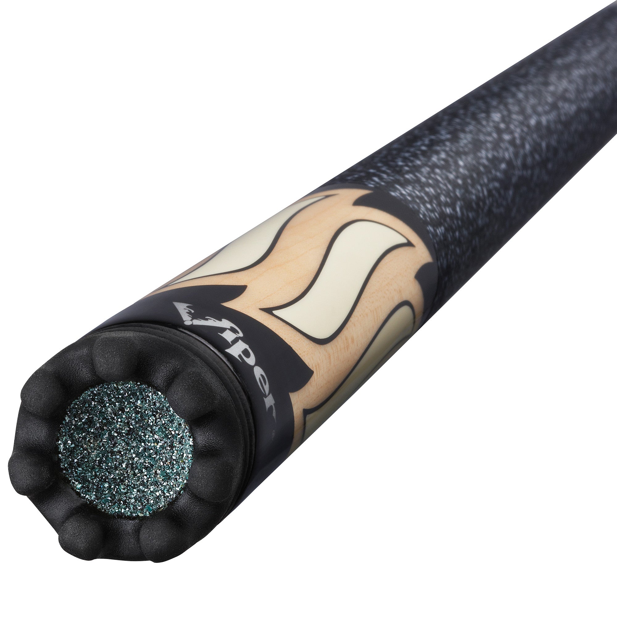 Viper Sinister Series Cue with White Stripe Design
