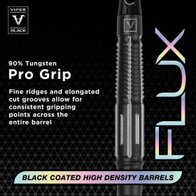Viper Black Flux 90% Tungsten Steel or Soft Tip Conversion Darts Green 20 Grams 