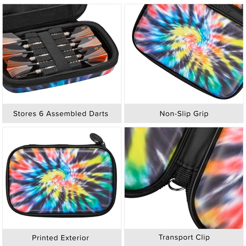 Image of Casemaster Sentinel Dart Case Tie Dye Art Series