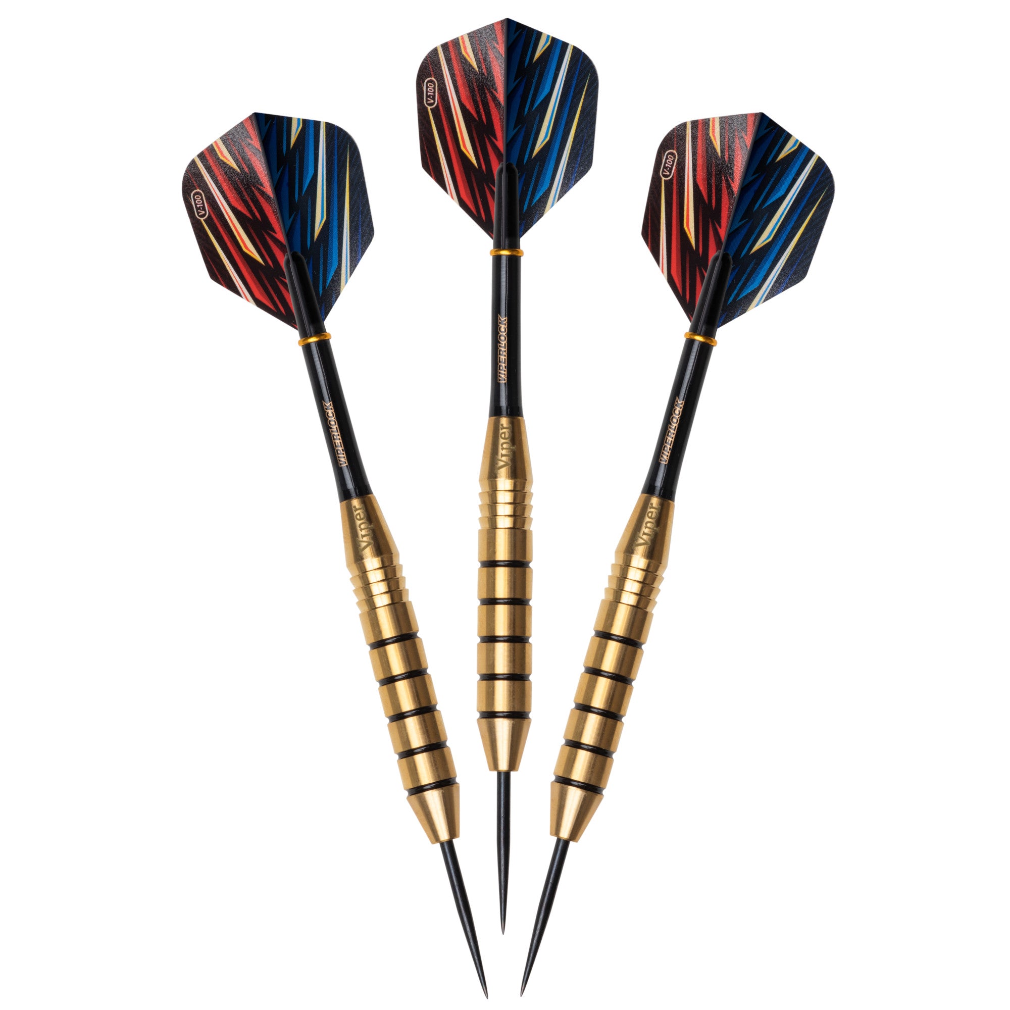 Viper Shot King Sisal Dartboard, Dartboard Backboard, "The Bull Starts Here" Throw Line Marker & Elite Steel Tip Darts