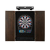 Viper 787 Electronic Dartboard, Metropolitan Espresso Cabinet & Shadow Buster Dartboard Light Bundle