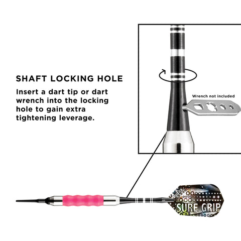 Image of Viper Sure Grip Soft Tip Darts Pink